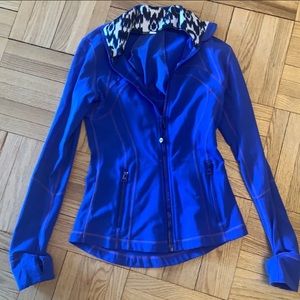 Bright blue define jacket